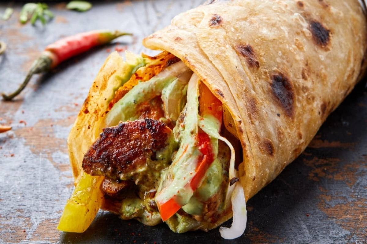 Chicken Tikka Kathi Roll